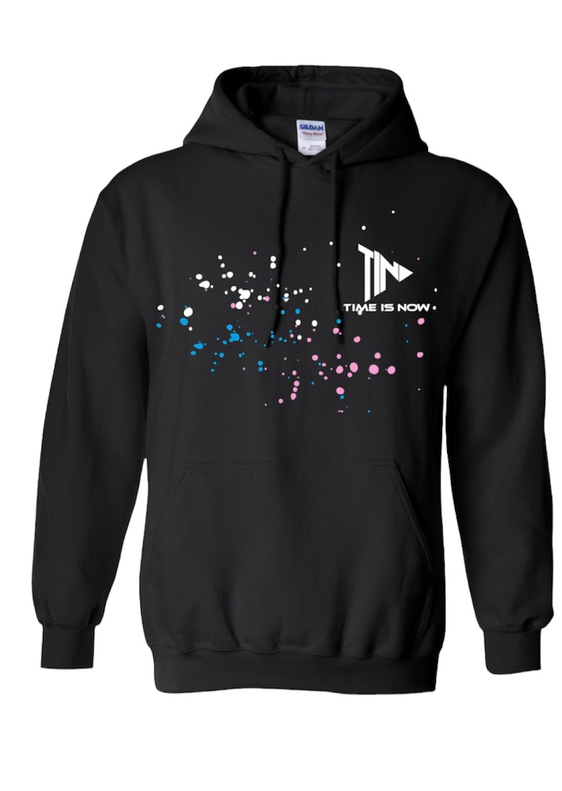 Time Is Now Paint Hoodie