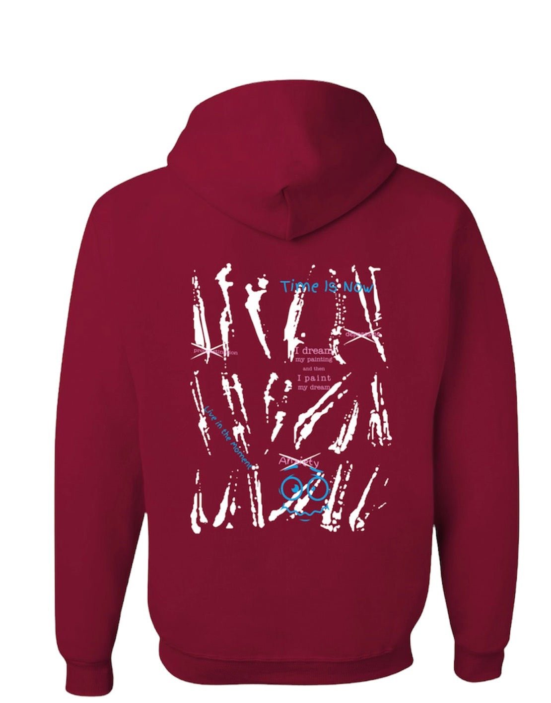 Time Is Now Paint Hoodie