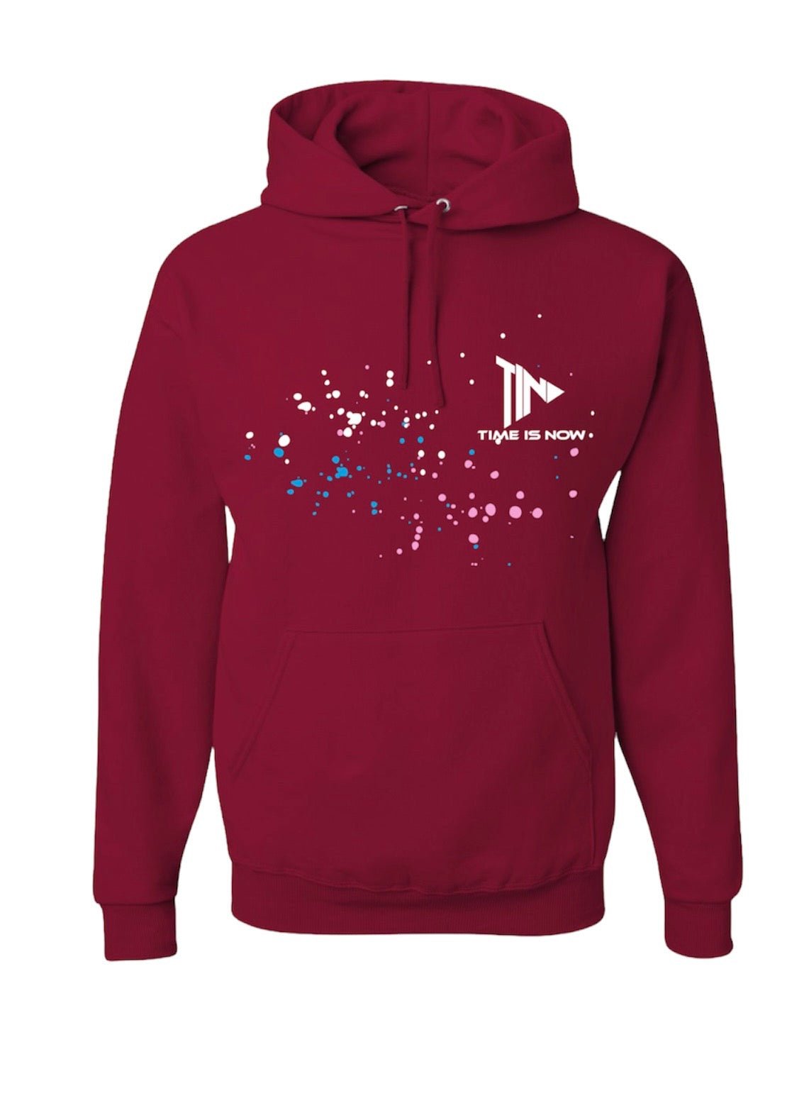 Time Is Now Paint Hoodie
