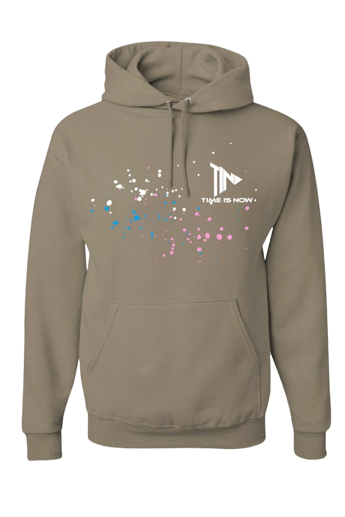 Time Is Now Paint Hoodie