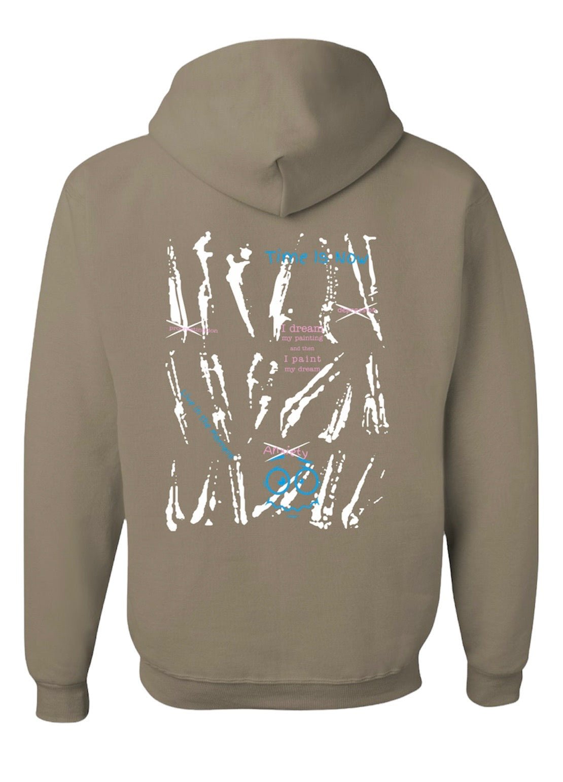 Time Is Now Paint Hoodie