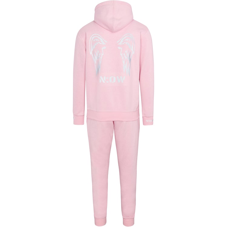 Time Is Now Light Pink Reflective Sweat Suit