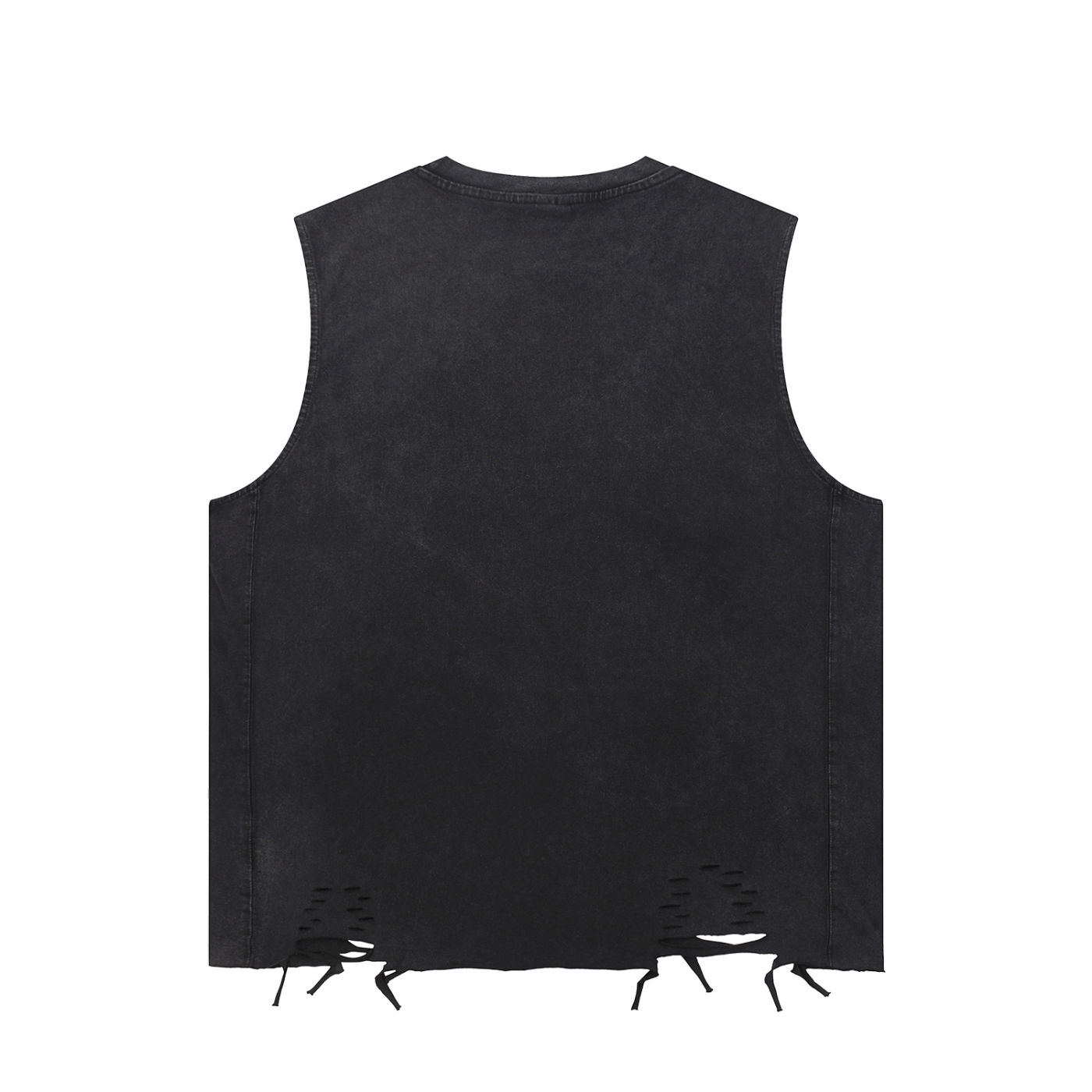 Snow Washed Raw-Hem Tank Top